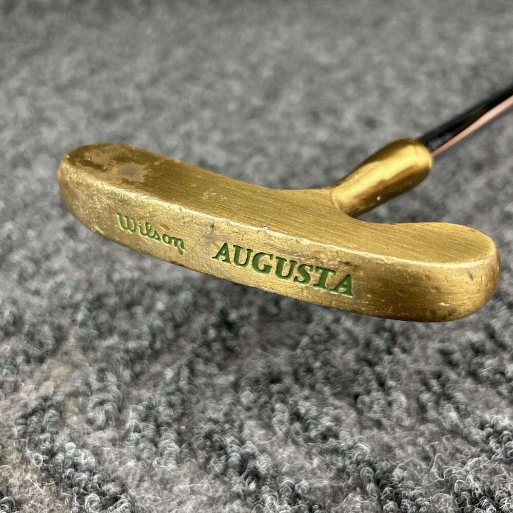 Vintage WILSON AUGUSTA Two Way Brass Putter RH or LH 35" Steel Shaft